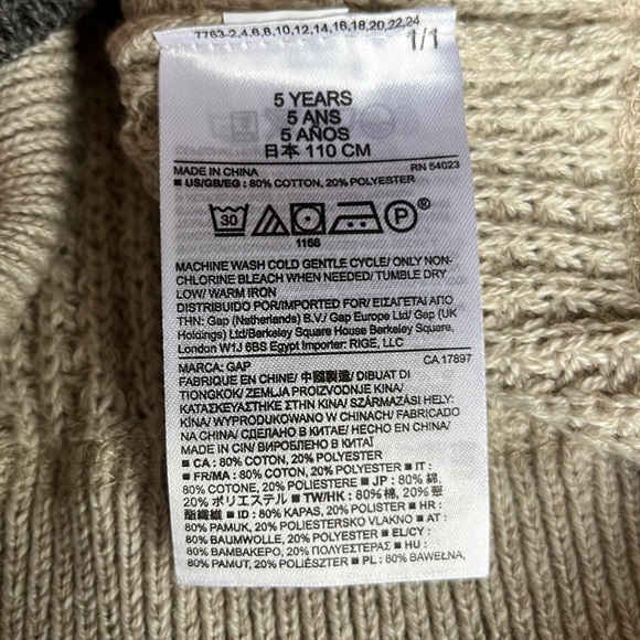 babyGap Sweater toddler Size 5 - Picture 6 of 12